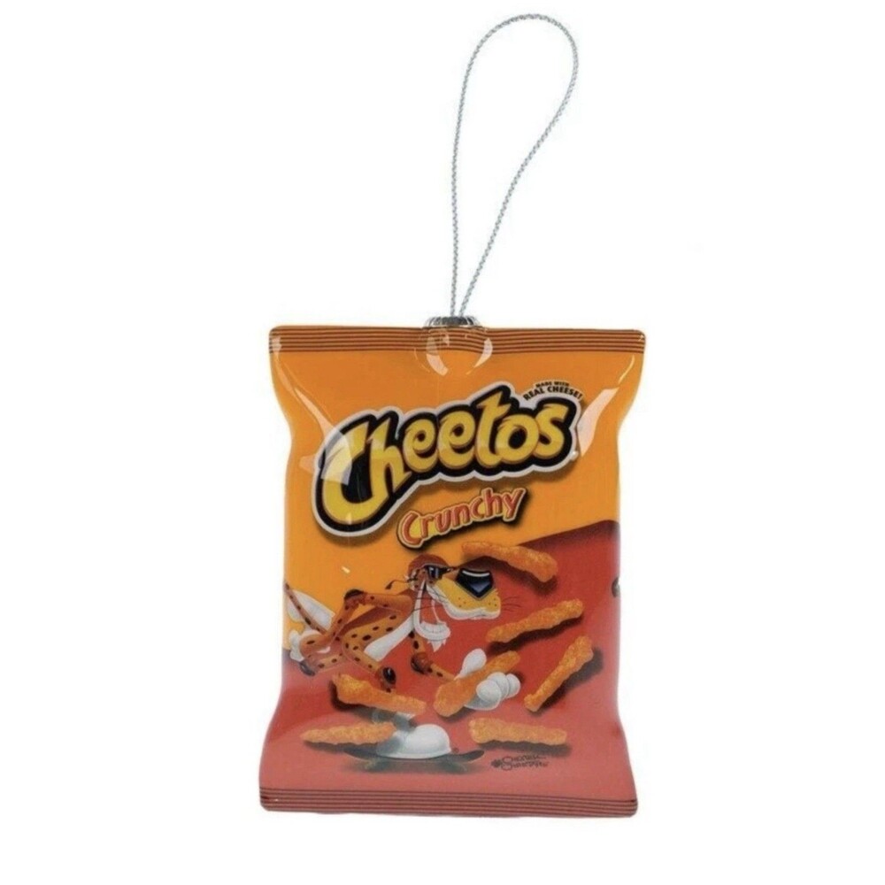Cheetos Christmas Novelty Ornament Orange Red Yellow cheetah - Picture 4 of 6